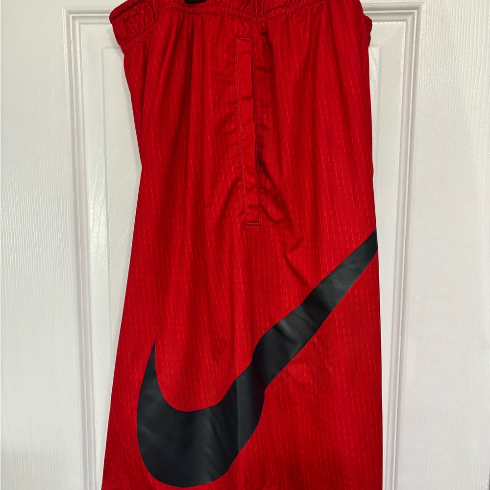 Nike Dri-FIT Red and Black Shorts
